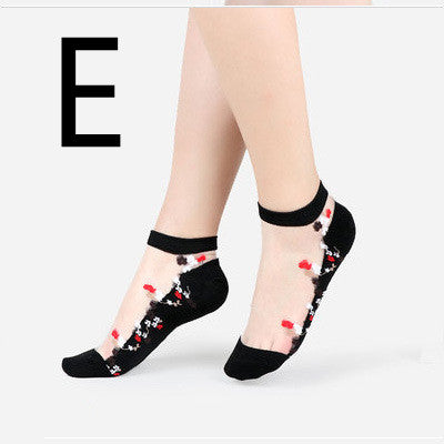 Short Transparent Non-slip Wear-resistant