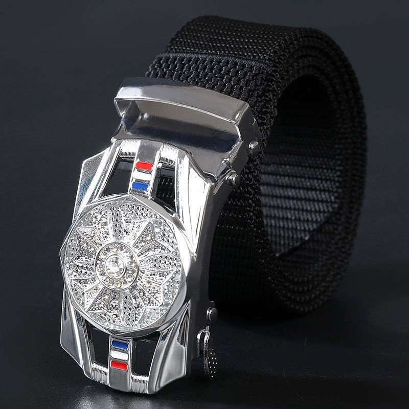 Good Luck Comes Woven Nylon Belt