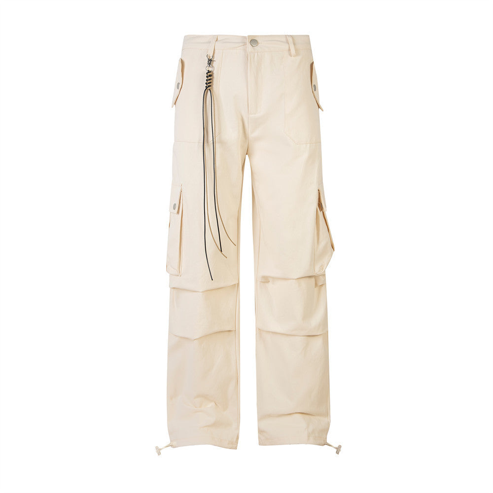 Men's Fashion Pleated Loose Paratrooper Overalls
