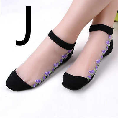 Short Transparent Non-slip Wear-resistant