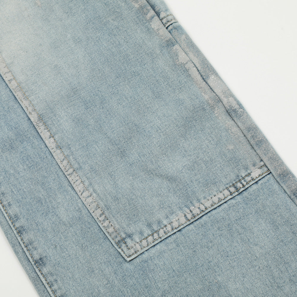 Men's Line Stitching Jeans American Style