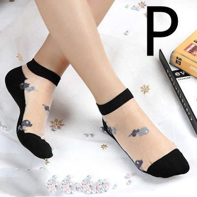 Short Transparent Non-slip Wear-resistant