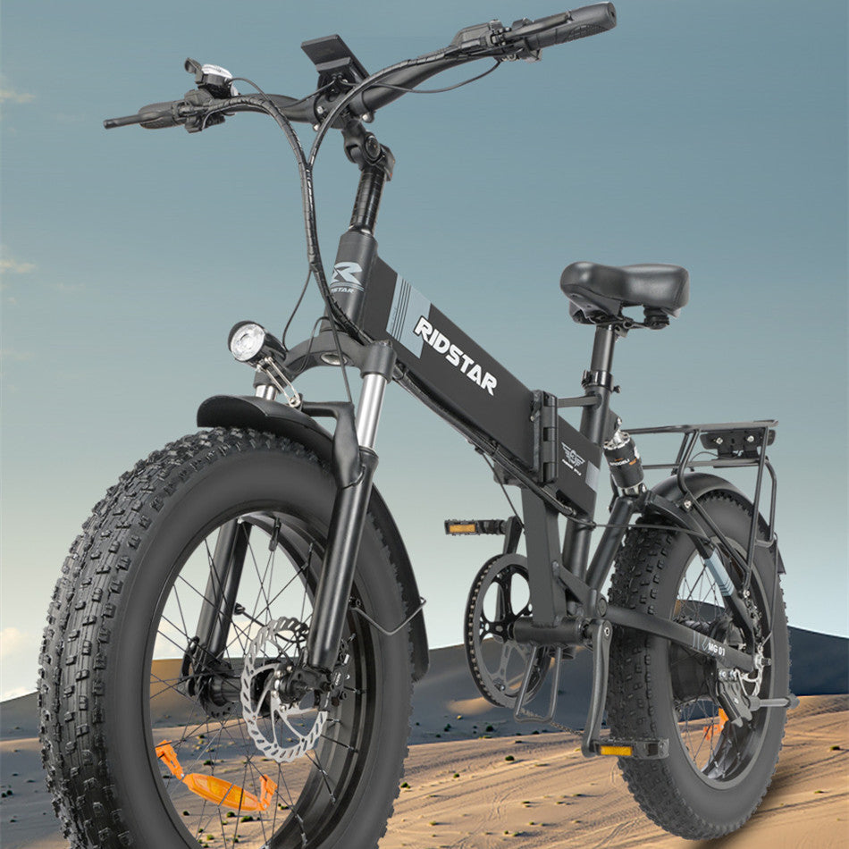 Folding Mountain Electric Bicycle With Fat Tire