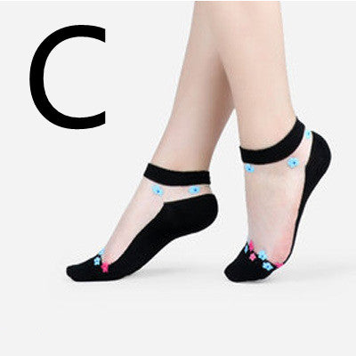 Short Transparent Non-slip Wear-resistant