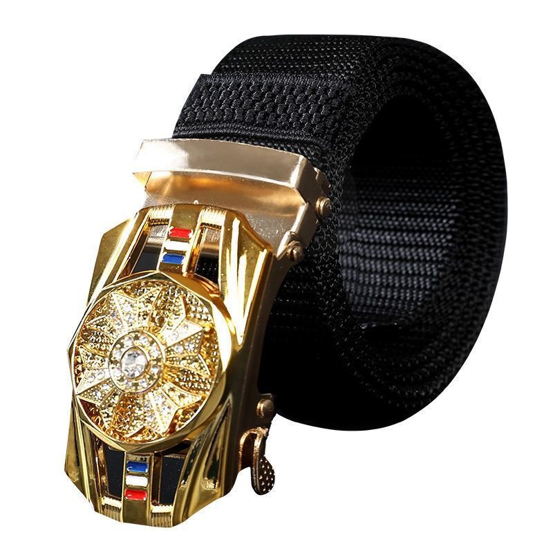 Good Luck Comes Woven Nylon Belt