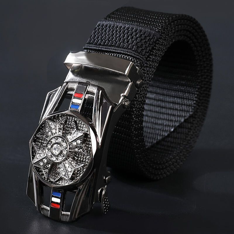 Good Luck Comes Woven Nylon Belt