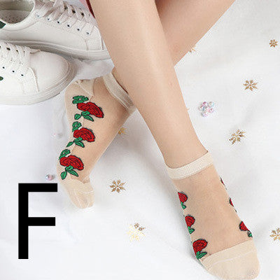 Short Transparent Non-slip Wear-resistant