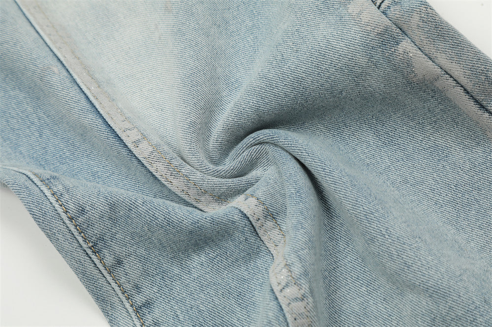 Men's Line Stitching Jeans American Style