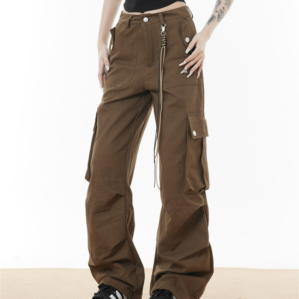 Men's Fashion Pleated Loose Paratrooper Overalls