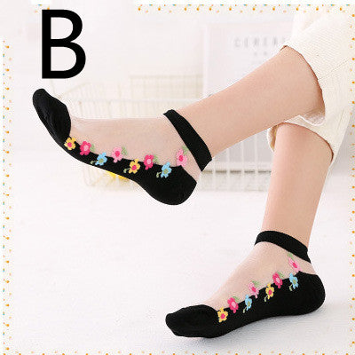 Short Transparent Non-slip Wear-resistant