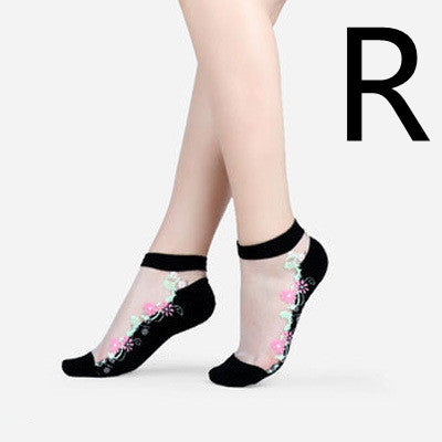Short Transparent Non-slip Wear-resistant