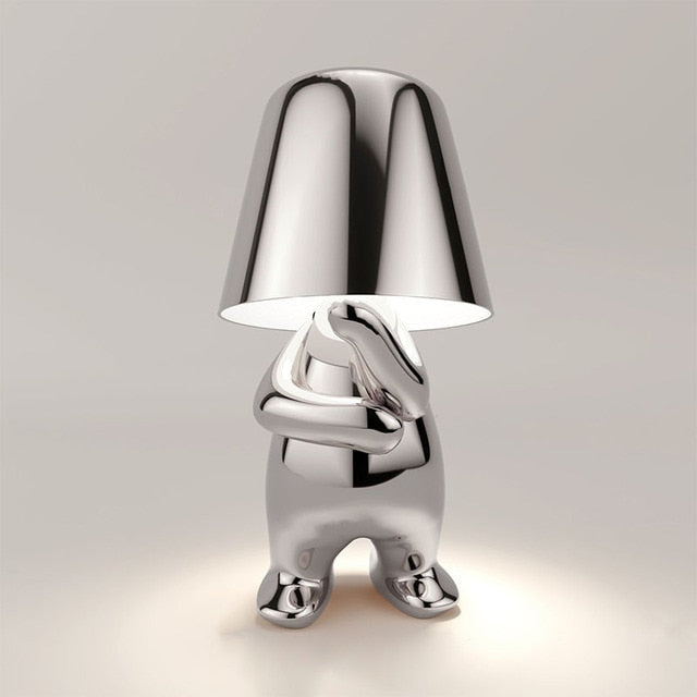 Lampe de table LED Italie Little Golden Man