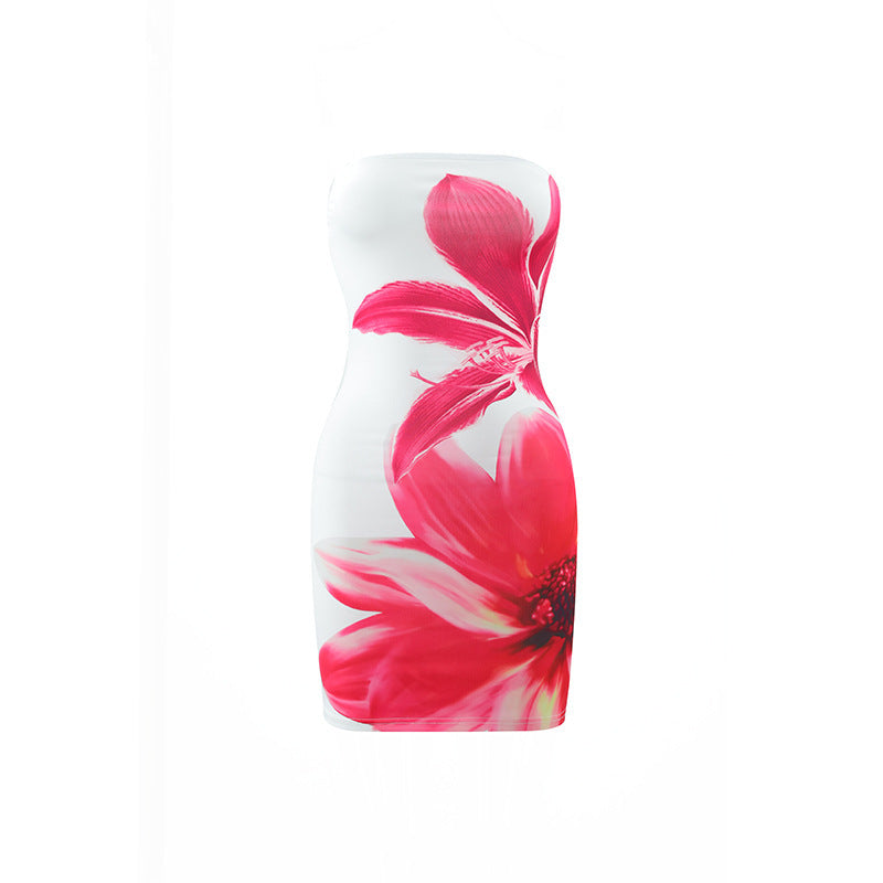 Tube Top Bloemenprint