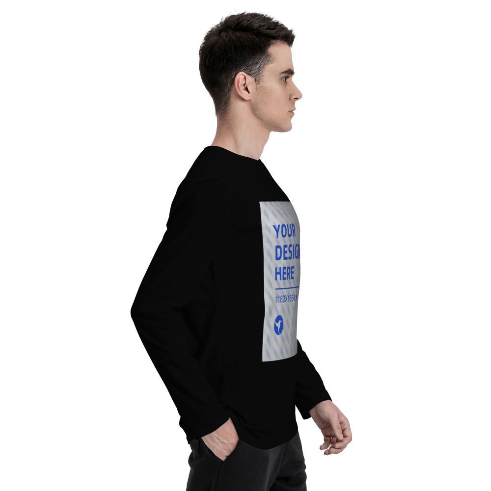 Men's Long Sleeve Crew Neck T-Shirt