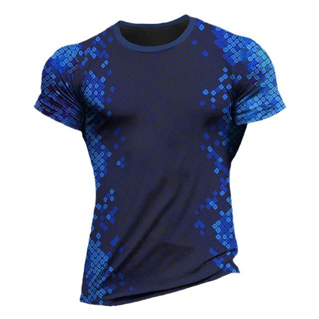 Zomer Snel drogend materiaal Sport T-shirt Outdoor Running T-shirt Heren