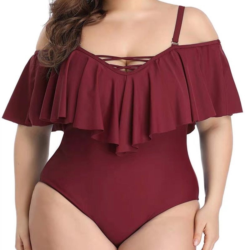 Ruffled Slimming Bikini