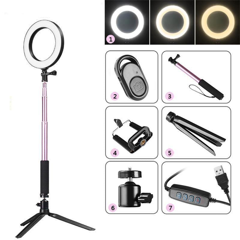 Compatibel met Apple, Tripod Fill Light Live Bracket Beauty Light Set Ring Light