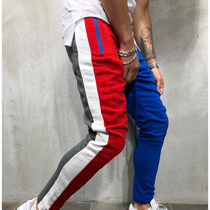 Joggingbroek met kleurenmix