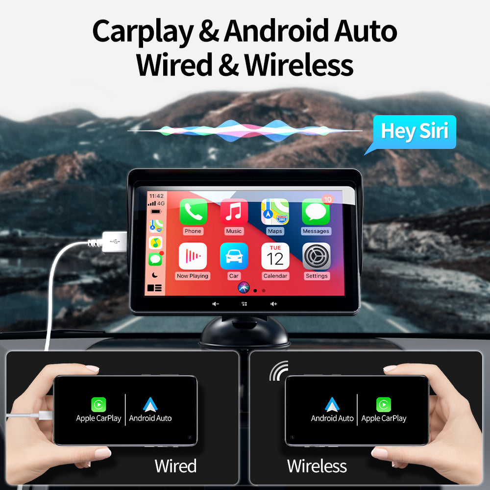 Car Wireless CarPlay Display Cigarette Lighter