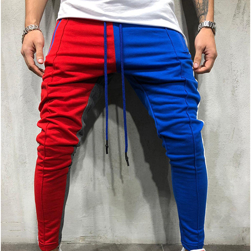 Joggingbroek met kleurenmix