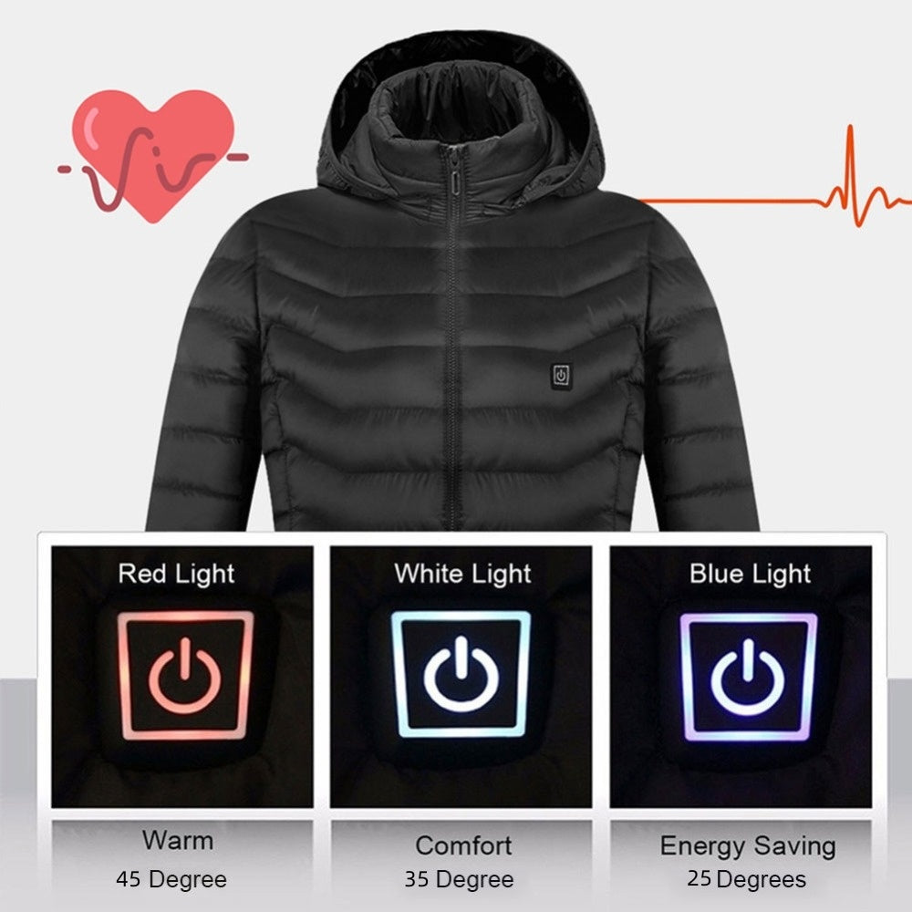 New Heated Jacket Coat USB