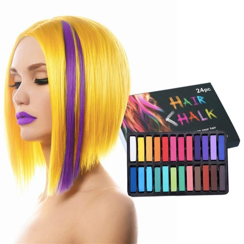 Short hair coloring chalk hair color pen