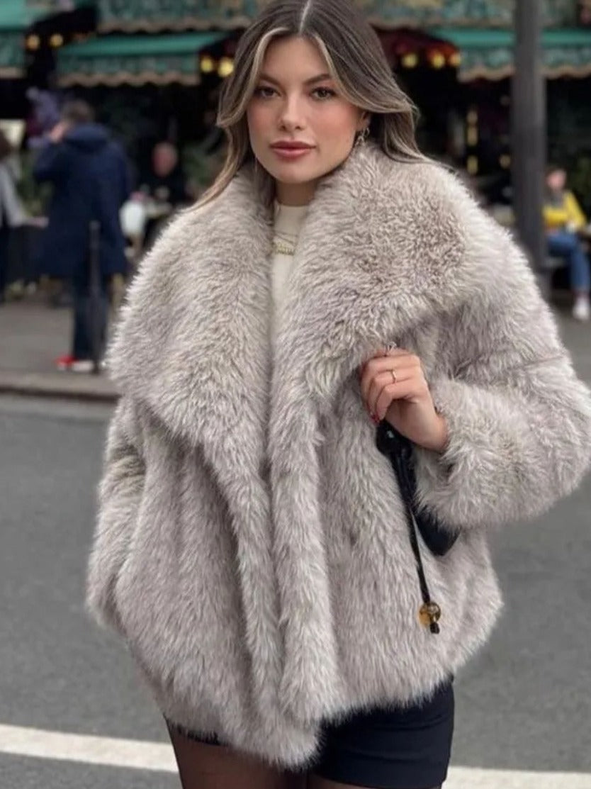 Plush Fur Coat