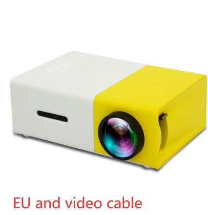 Draagbare projector 3D Hd Led Home Theater Cinema HDMI-compatibele USB-audioprojector Yg300 Mini-projector