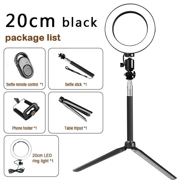 Compatibel met Apple, Tripod Fill Light Live Bracket Beauty Light Set Ring Light