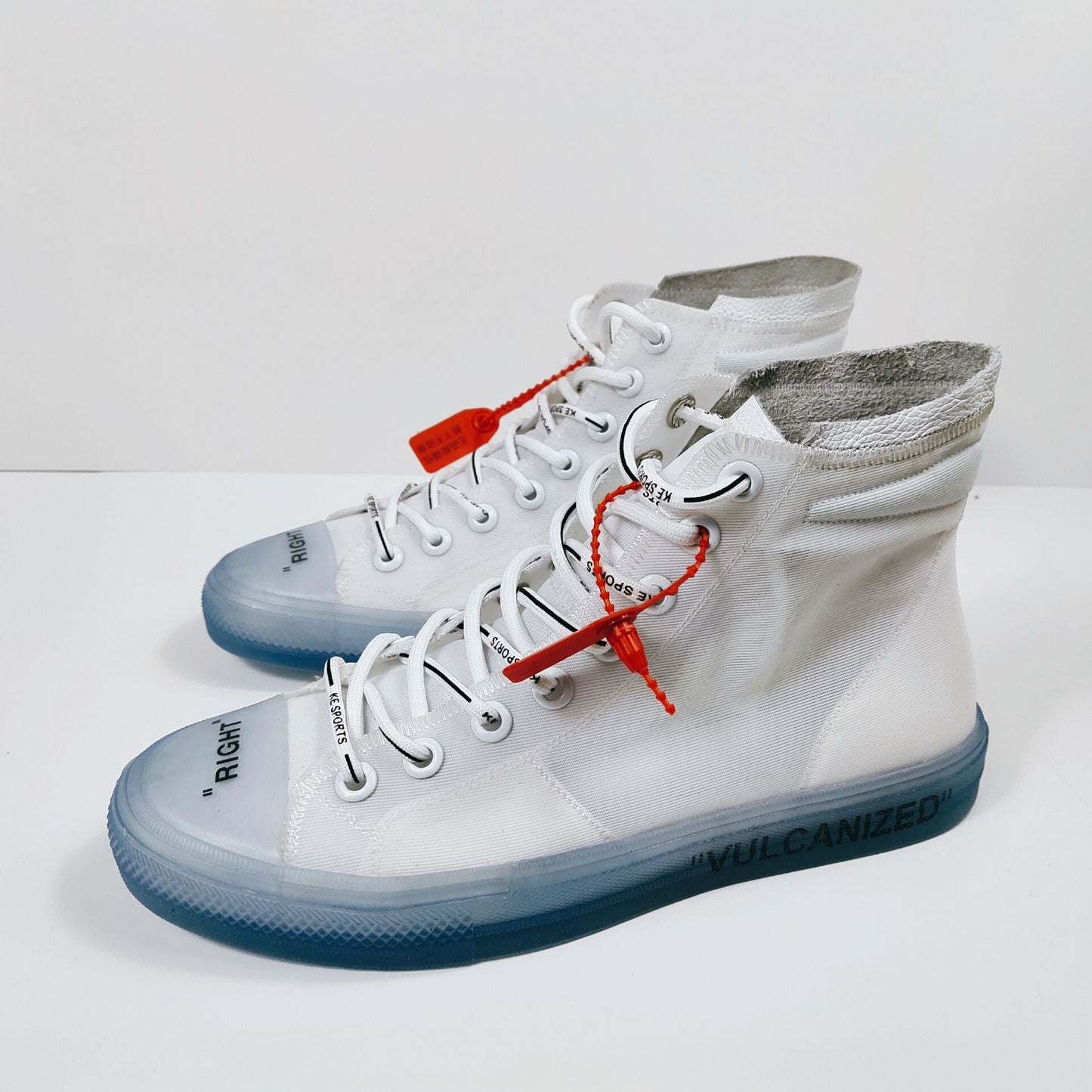 Uni Sex High Top Jelly Sole Sneakers