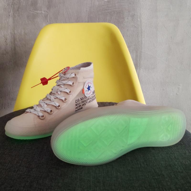 Uni Sex High Top Jelly Sole Sneakers