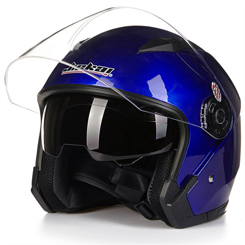 Open Face Motorcycle Helmet Jet Style