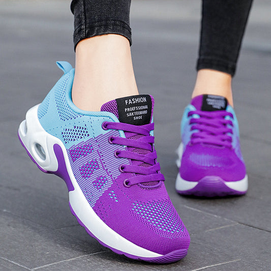 Lace-up Cushioned Sneakers