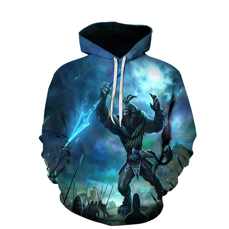 Customized 3D Digital Printing Outfit Sweater Hoodie