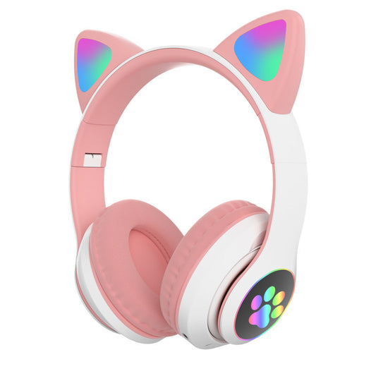 Lichtgevende Bluetooth-headset met kattenoren