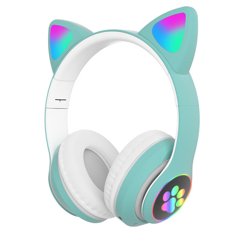 Lichtgevende Bluetooth-headset met kattenoren