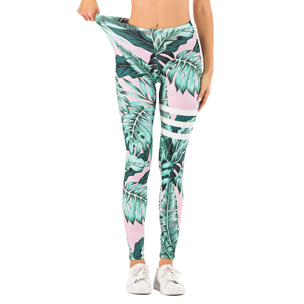 Printed yoga pants