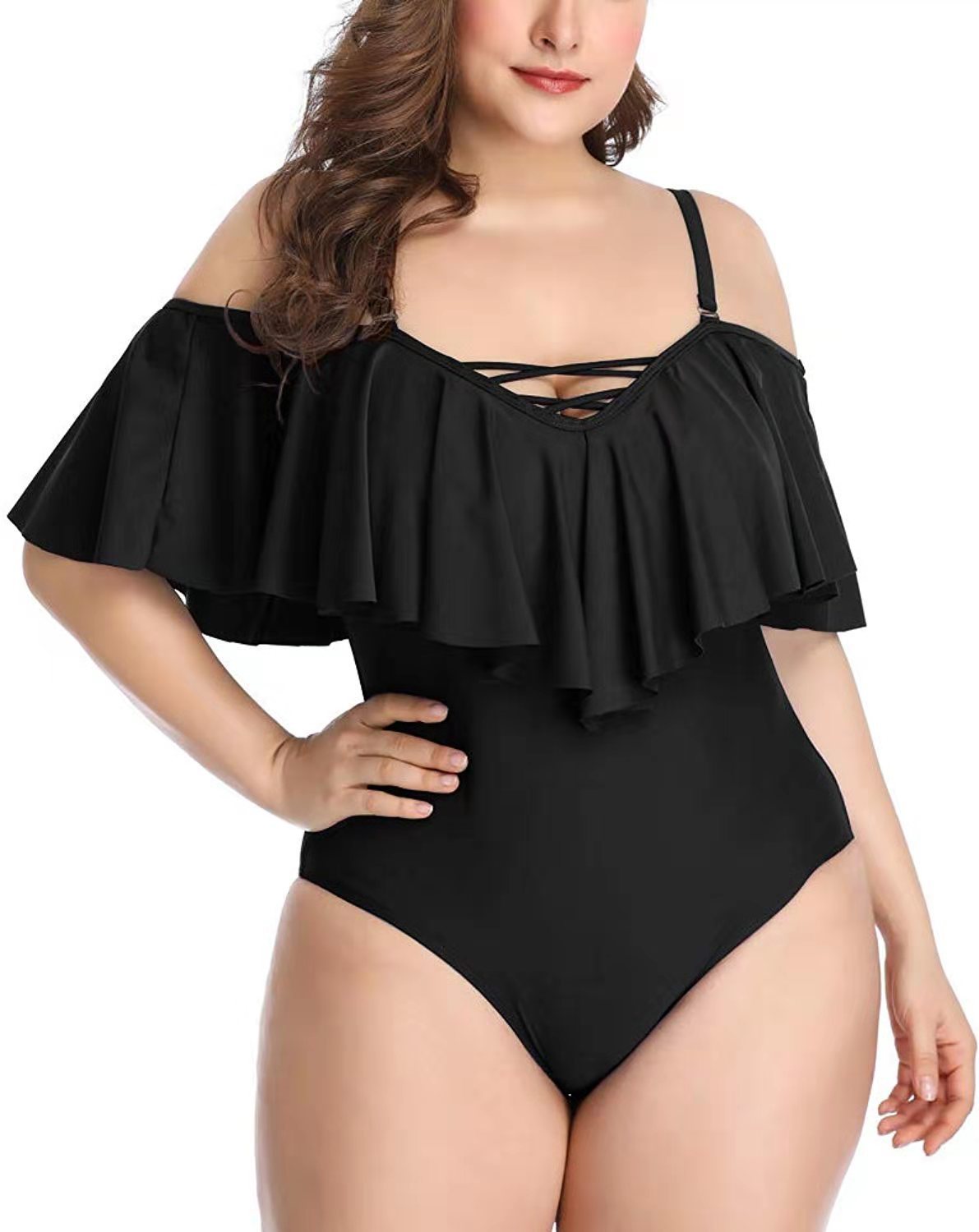 Ruffled Slimming Bikini