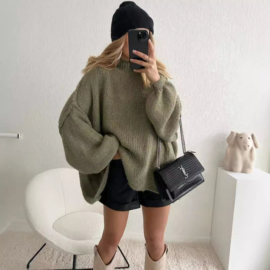 Loose Plus Size Pullover Sweater