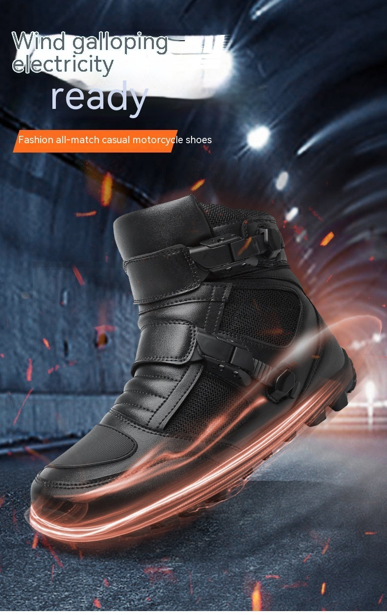 Male Knight Four Seasons Motorcycle Boots