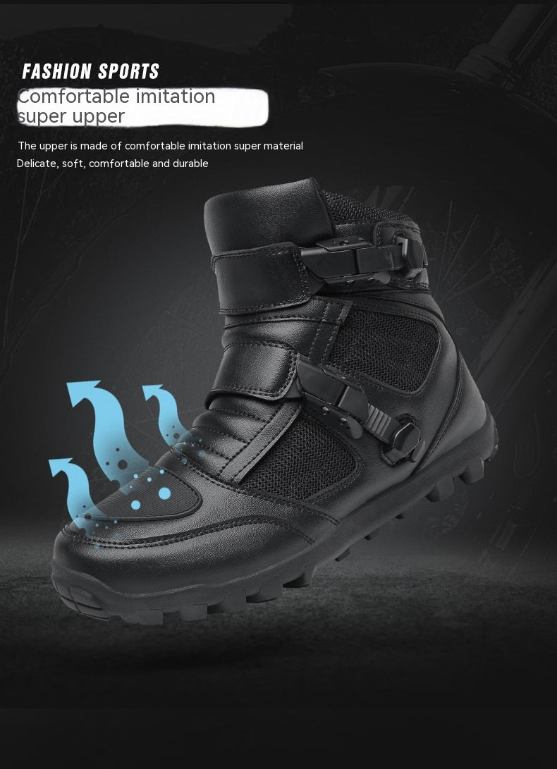 Male Knight Four Seasons Motorcycle Boots