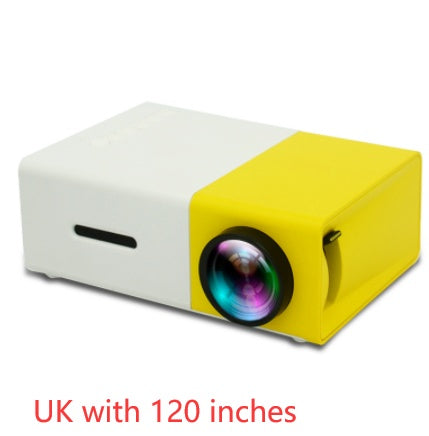 Draagbare projector 3D Hd Led Home Theater Cinema HDMI-compatibele USB-audioprojector Yg300 Mini-projector