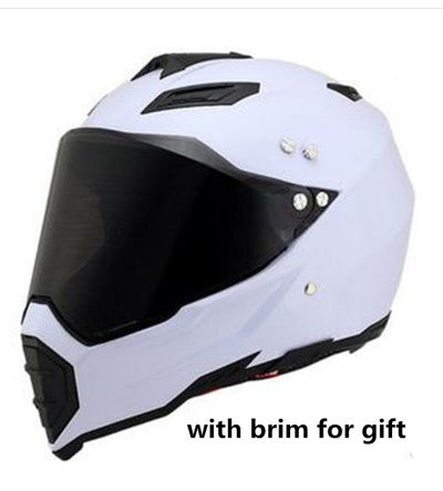 Off-road helmet motorcycle racing helmet road off-road dual-use helmet men and women four seasons pull helmet full face helmet