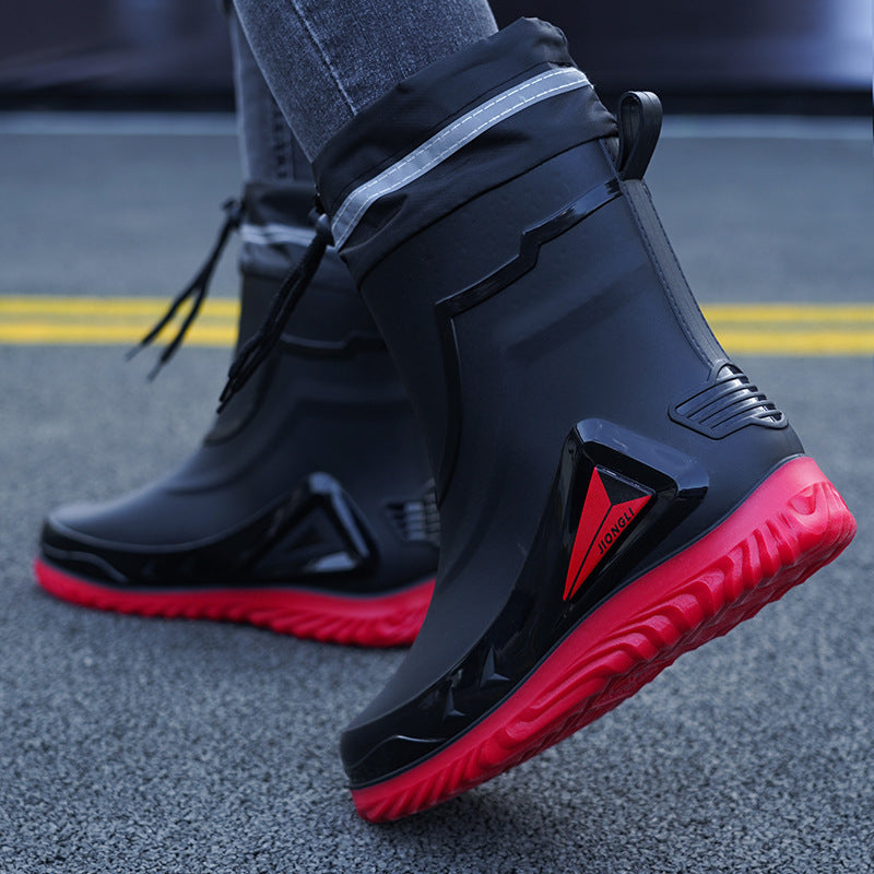 Closed Waterproof Shoes Outdoor Rubber Boots