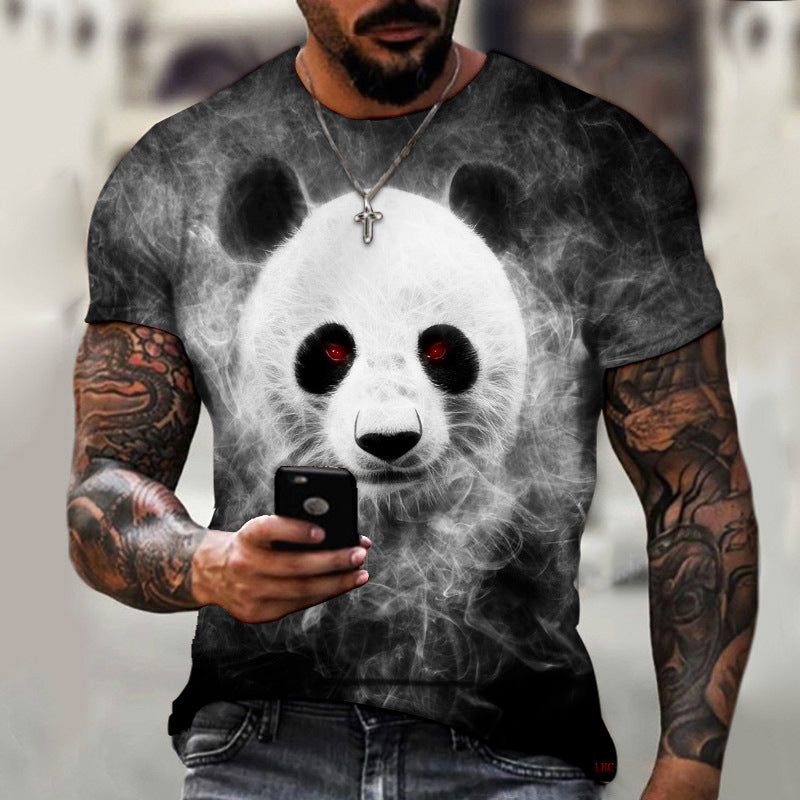 Heren Cartoon Zonnebril Panda T-shirt