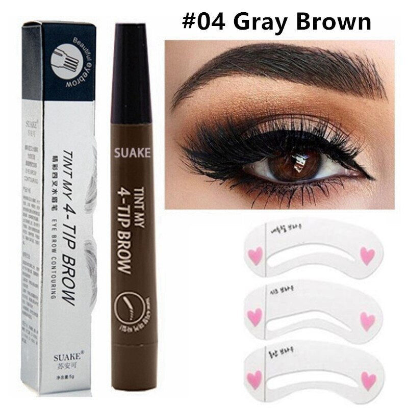 Waterproof Natural Eyebrow Pencil 3D 5 Color