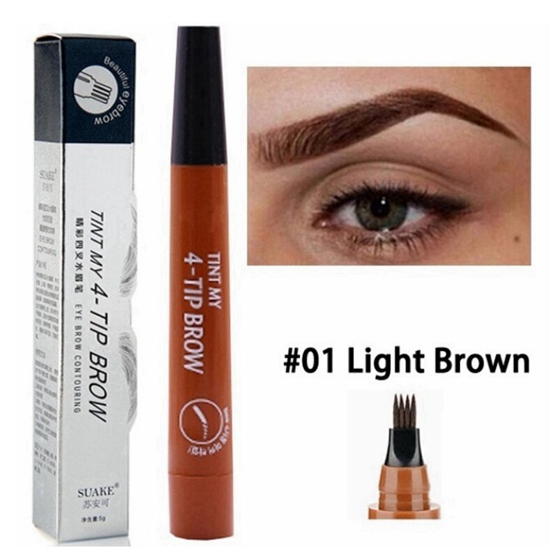 Waterproof Natural Eyebrow Pencil 3D 5 Color