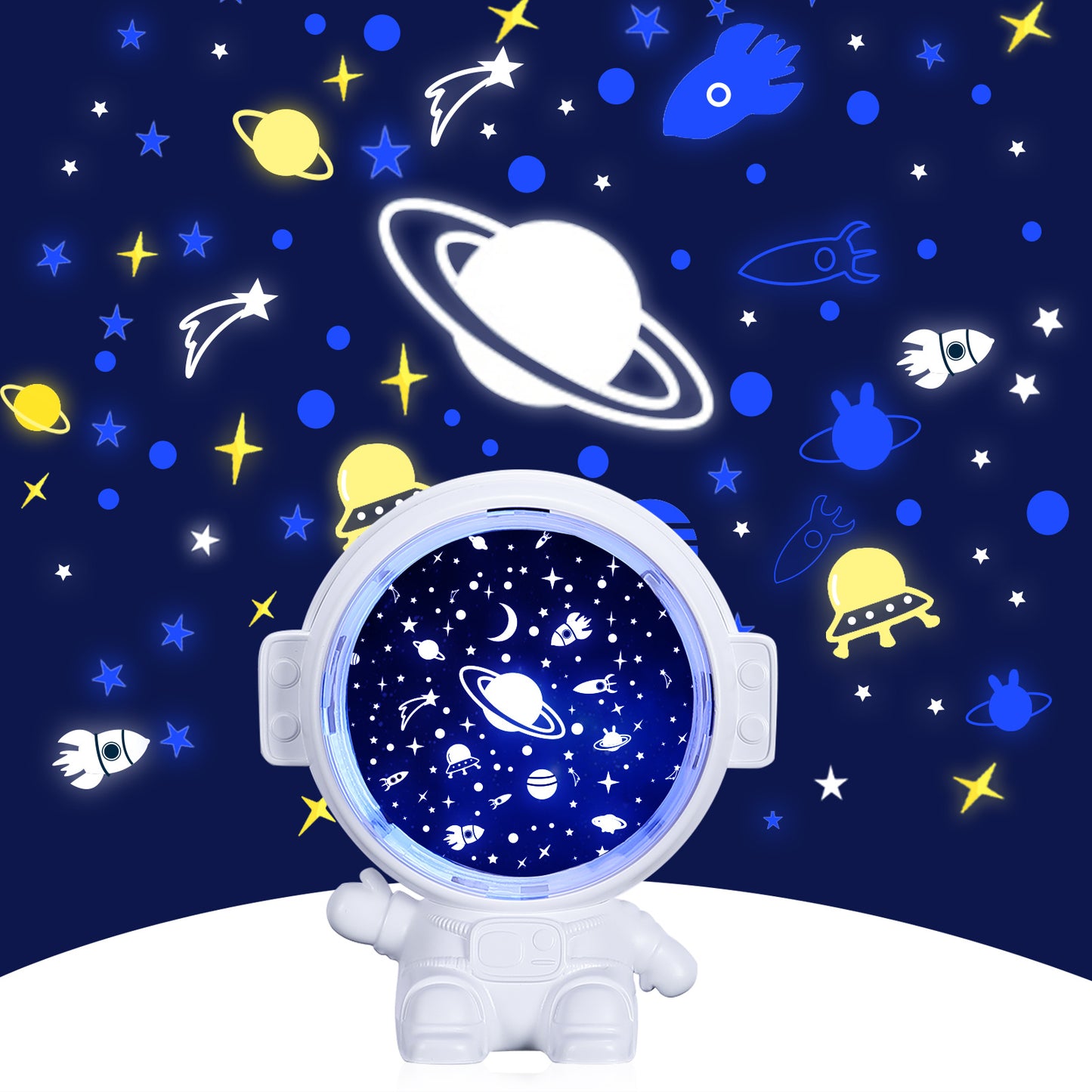 Galaxy Star Projector Starry Sky Night Light Astronaut