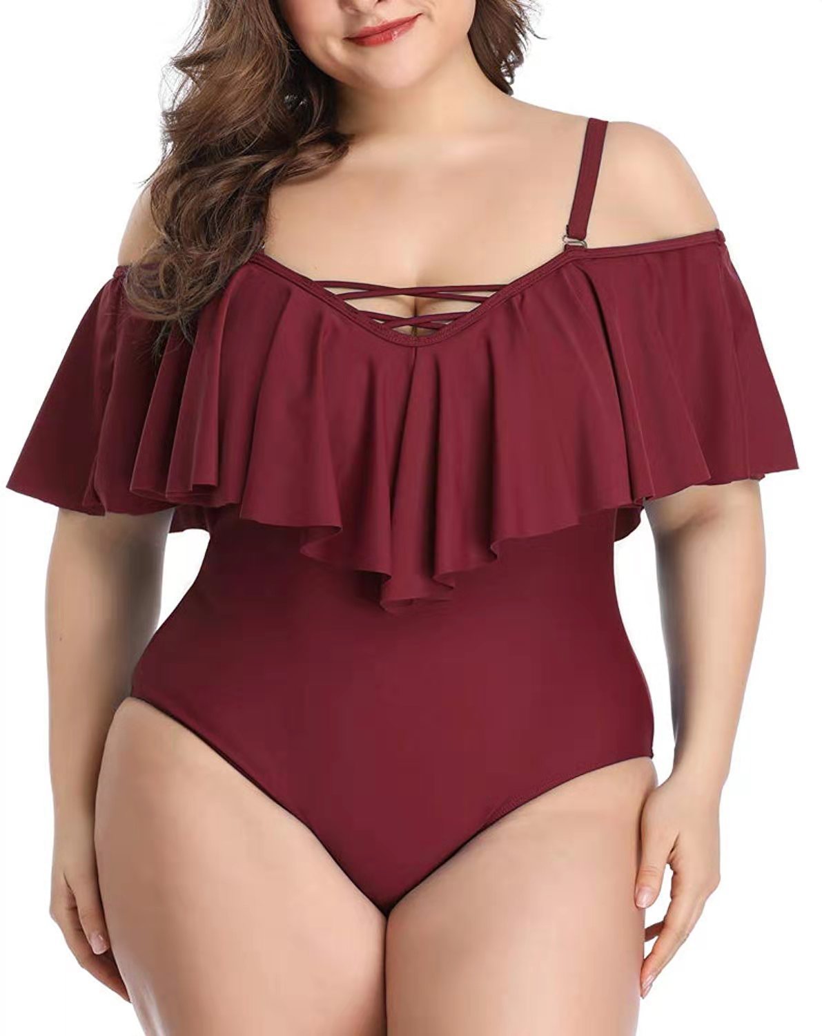 Ruffled Slimming Bikini