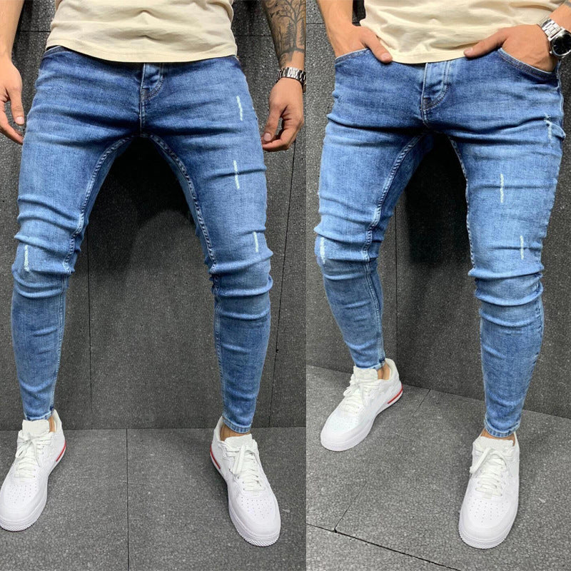 Ripped Personalized Stretch Jeans